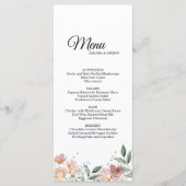 Het roze Mauve  Menu van de Drink van het Kind en  (Voorkant)