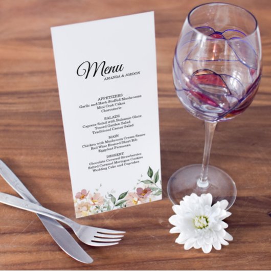 Het roze Mauve  Menu van de Drink van het Kind en 