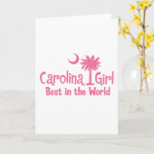 Het roze Meisje van Carolina Best in de Wereld Kaart (Gele Bloem)