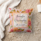 Het roze Memento van het Huwelijk van de Lente Kussen (Deken)