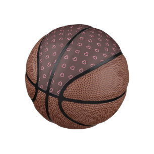 Het roze MiniBasketbal van het Patroon van de Stip Mini Basketbal