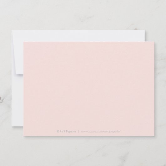 Het roze minimale manuscript verandert de datumuit kaart (Achterkant)