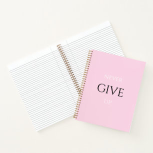 Het Roze Motivatie notitieboek van het Citaat