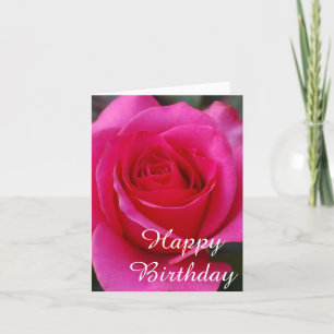 Het roze nam de Kaart van de Verjaardag toe