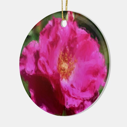 Het roze nam het Schilderen het Ornament van de (Links)