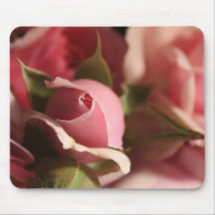 Het roze nam Knop toe Muismat