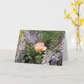 Het roze nam met de Lege Kaart van de Kunst toe (Gele Bloem)