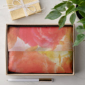 Het roze nam toe tissuepapier (Geschenk)