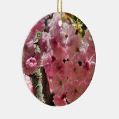 Het roze Ornament van de Bloem van de Bloesems van (Rechts)