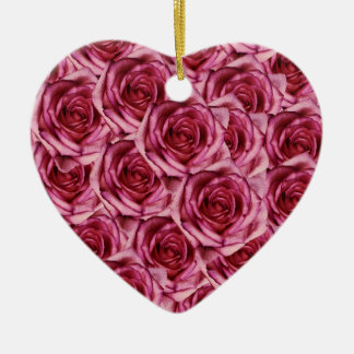 Het roze Ornament van Kerstmis van Rozen