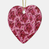 Het roze Ornament van Kerstmis van Rozen (Links)