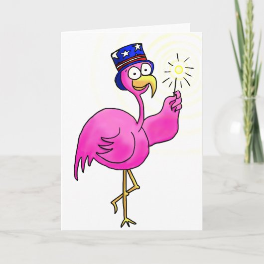 Het roze Patriottische Sterretje van het Pet van Kaart (Voorkant)