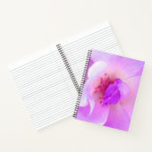 *~* Het Roze Roos van het Lavender Dagboek van de  Notitieboek (Binnen)