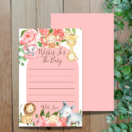 Het roze Safari-thema wil het Baby shower spelen