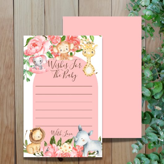 Het roze Safari-thema wil het Baby shower spelen