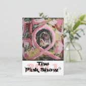 Het roze Show 2011 Kaart (Staand voorkant)