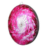 Het roze Spiraalvormige Vuurrad werpt Hoofdkussen Dartbord (Voorkant Rechts)