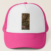 het roze storm trucker pet (Voorkant)