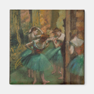 Het Roze van de Dansers van Edgar Degas en Groen Magneet