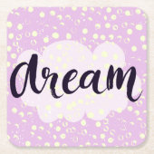 Het Roze van de droom Kartonnen Onderzetters (Voorkant)