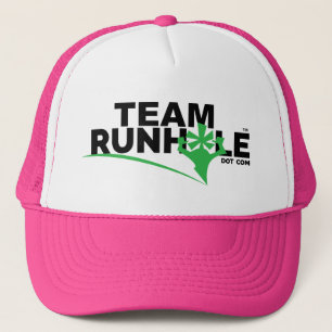 Het ROZE van de Hoed van Runhole van het team! Trucker Pet