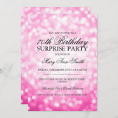 Het Roze van de Partij van de Verjaardag van de Kaart (Voorkant / Achterkant)