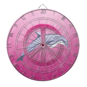 Het Roze van de Vrede van de dolfijn Dartbord