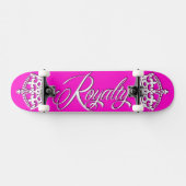 Het Roze van het Dek van het Skateboard van de roy (Horizontaal)