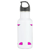 Het Roze van het Patroon van de Stier Waterfles (Achterkant)