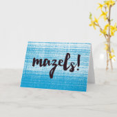 Het Roze van Mazels Kaart (Gele Bloem)