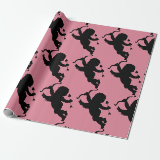 Het ROZE Verpakkende Document van de CUPIDO Cadeaupapier