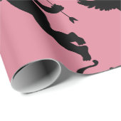 Het ROZE Verpakkende Document van de CUPIDO Cadeaupapier (Rol Hoek)