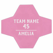 Het Roze Voetbal van de Douane met het Aantal van  (Enkel)