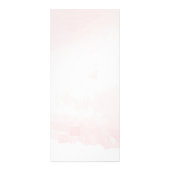 Het roze Waterverf Salon Price List Service Menu (Achterkant)