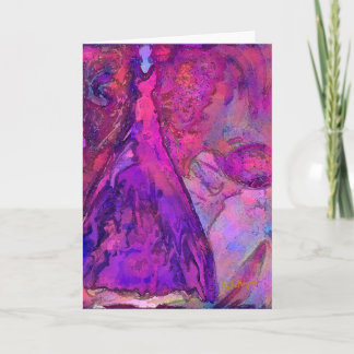 Het roze Wenskaart van de Fee van de Tuin Kaart