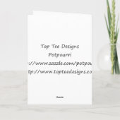 Het roze Wenskaart van de Flamingo Kaart (Achterkant)