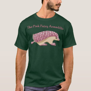 Het roze witte ArmadilloT-Shirt T-shirt