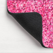 Het Roze Zebra van Glitzy Muismat (Hoek)