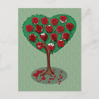 Het Rozen rode Briefkaart schilderen