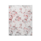 Het Rozen rode juridische Notitieblok (Linkerzijde)