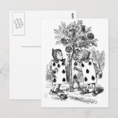 Het Rozen rood schilderen Briefkaart (Voorkant / Achterkant)