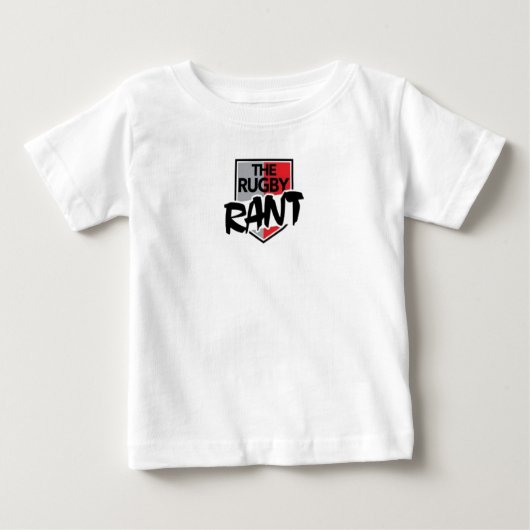 Het Rugby Rant Baby Shirt (Voorkant)