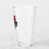 Het Rugby Rant Pint Glass Glas (Links)