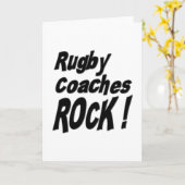 Het rugby traint Rots! Wenskaart Kaart (Gele Bloem)