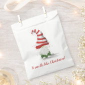 Het ruikt naar Kerstmis - Gnome 3 Favour Bag Bedankzakje (Geknipt)
