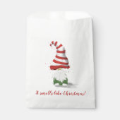 Het ruikt naar Kerstmis - Gnome 3 Favour Bag Bedankzakje (Voorkant)