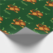 Het ruilen van Monkey Oerwoud voegt een Naam toe d Cadeaupapier (Hoek)