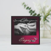 Het ruilen van Ringen met de Banden van de Weddens Kaart (Staand voorkant)