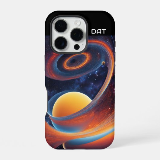Het ruimte-tijdcontinuüm vervormd iPhone hoesje (Achterkant)