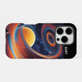 Het ruimte-tijdcontinuüm vervormd iPhone hoesje (Achterkant horizontaal)